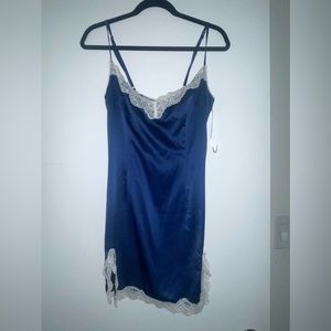 Lovers & Friends lace trim slip dress